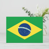 Invitation drapeau brasil (Debout devant)
