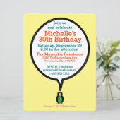 Invitation Drapeau brésilien Parler de Mme Penguin Personnali (Debout devant)