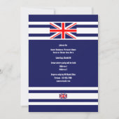 Invitation Drapeau britannique de Union Jack (Devant)