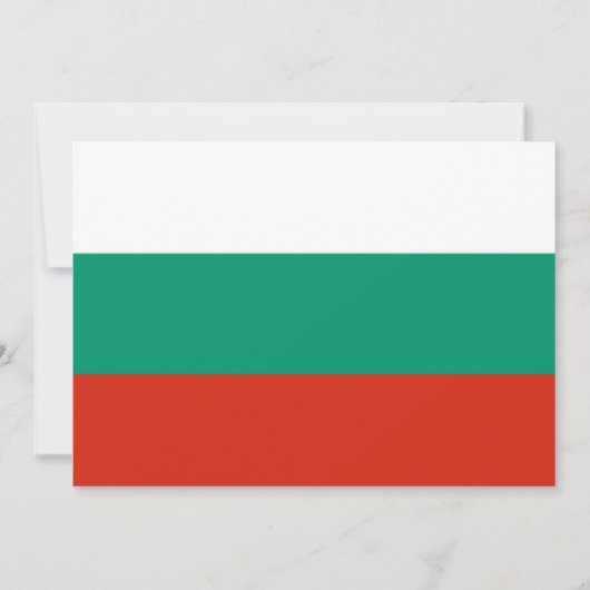 Invitation Drapeau bulgare, Drapeau de Bulgarie Mariage (Dos)
