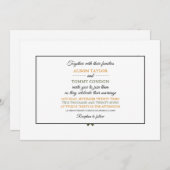 Invitation Drapeau chypriote, Drapeau de Chypre Mariage (Devant / Derrière)