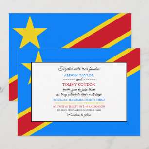 Invitation Drapeau congolais, Drapeau de la République démocr