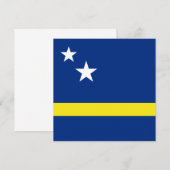 Invitation Drapeau Curaçao (Devant / Derrière)