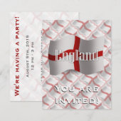 Invitation Drapeau d'Angleterre (Devant / Derrière)