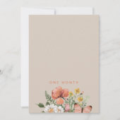 Invitation Drapeau de bannière de première année fleur sauvag (Devant)