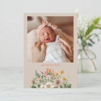 Drapeau de bannière de première année fleur sauvag