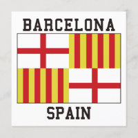 Drapeau de Barcelone, Espagne