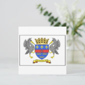 Invitation Drapeau de Barthelemy de saint (Debout devant)