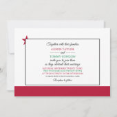 Invitation Drapeau de Californie, Mariage californien (Devant)