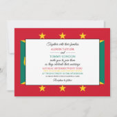 Invitation Drapeau de Grenade, Drapeau de Grenade Mariage (Devant)