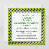 Invitation Drapeau de Jamaïque Célébration d'anniversaire per (Devant)