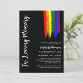 Invitation Drapeau de la fierté de Bruxelles Fête de la vie L (Debout devant)