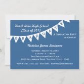 Invitation Drapeau de la filière Couleur modifiable (Devant)