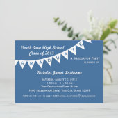 Invitation Drapeau de la filière Couleur modifiable (Debout devant)