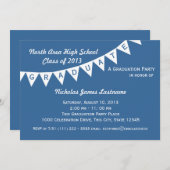 Invitation Drapeau de la filière Couleur modifiable (Devant / Derrière)