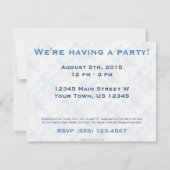 Invitation Drapeau de la Finlande (Dos)