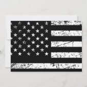 Invitation Drapeau de la patrouille routière (Dos)