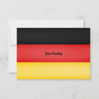 Drapeau de l'Allemagne Schwarz Rot or personnalisé
