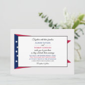 Invitation Drapeau de l'Ohioan, Drapeau du Mariage de l'Ohio (Debout devant)