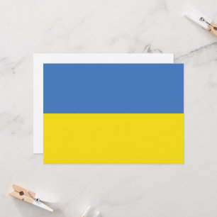 Invitation Drapeau de l'Ukraine, Slava Ukraini Слава Україн