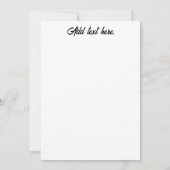 Invitation Drapeau de Monteur de Lignes Américain Câble Élect (Dos)