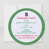 Invitation Drapeau de Noël népalais personnalisé (Dos)