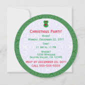 Invitation Drapeau de Noël personnalisé d'ange bangladais (Dos)