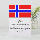 Invitation Drapeau de Norway (Debout devant)