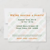 Invitation Drapeau de ondulation de l'Irlande (Dos)