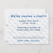 Invitation Drapeau de ondulation du Salvador (Dos)