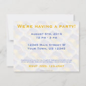 Invitation Drapeau de ondulation Ukrainien-Américain (Dos)