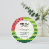 Invitation Drapeau de pastèque (Debout devant)