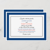 Invitation Drapeau de Virginie-Occidentale, Drapeau du Mariag (Devant / Derrière)