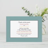 Invitation Drapeau Delawarean, Drapeau du Mariage Delaware (Debout devant)