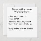 Invitation Drapeau d'État de l'Arkansas (Dos)