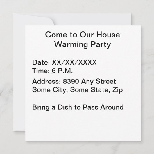 Invitation Drapeau d'État de l'Arkansas (Dos)