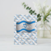 Invitation Drapeau d'Israël (Debout devant)