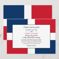 Drapeau dominicain, Drapeau de République Dominica