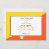 Invitation Drapeau du Bhoutan, Drapeau du Mariage du Bhoutan (Devant)