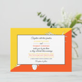 Invitation Drapeau du Bhoutan, Drapeau du Mariage du Bhoutan (Debout devant)