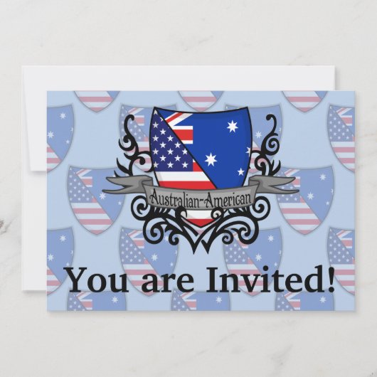 Invitation Drapeau du Bouclier australien (Devant)