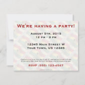 Invitation Drapeau du Ghana (Dos)