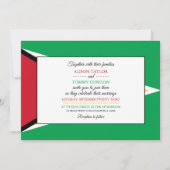 Invitation Drapeau du Guyana, Drapeau du Guyana Mariage (Devant)