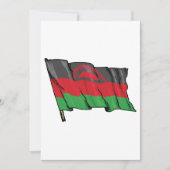 Invitation Drapeau du Malawi (Devant)