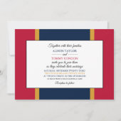 Invitation Drapeau du Mississippi, Drapeau du Mariage du Miss (Devant)