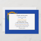 Invitation Drapeau du Nevadan, Drapeau du Nevada Mariage (Devant)