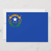 Invitation Drapeau du Nevadan, Drapeau du Nevada Mariage (Dos)