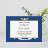 Invitation Drapeau du New-Yorker, Drapeau du Mariage de New Y (Debout devant)