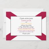 Invitation Drapeau floridien, Drapeau de Floride Mariage (Devant)