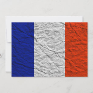 Invitation drapeau français